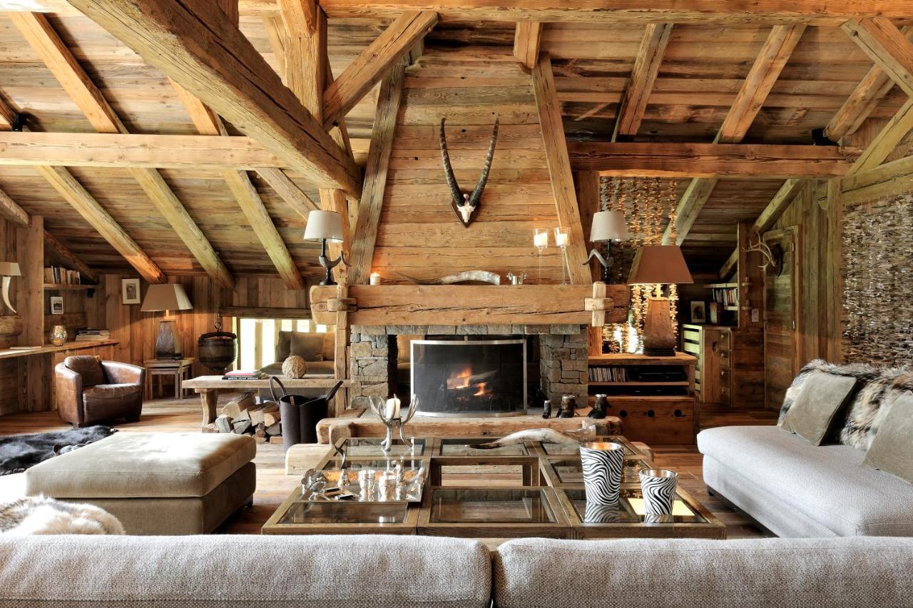 Chalet Javen - 520M2 Avec Piscine Chauffee Et Home Cinema Megeve Bagian luar foto