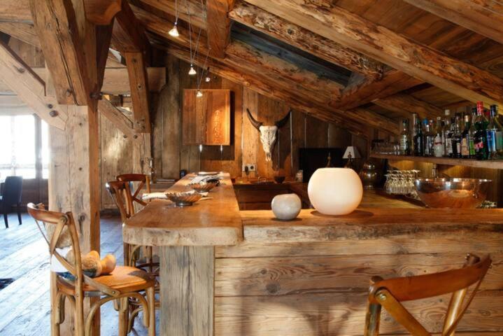 Chalet Javen - 520M2 Avec Piscine Chauffee Et Home Cinema Megeve Bagian luar foto