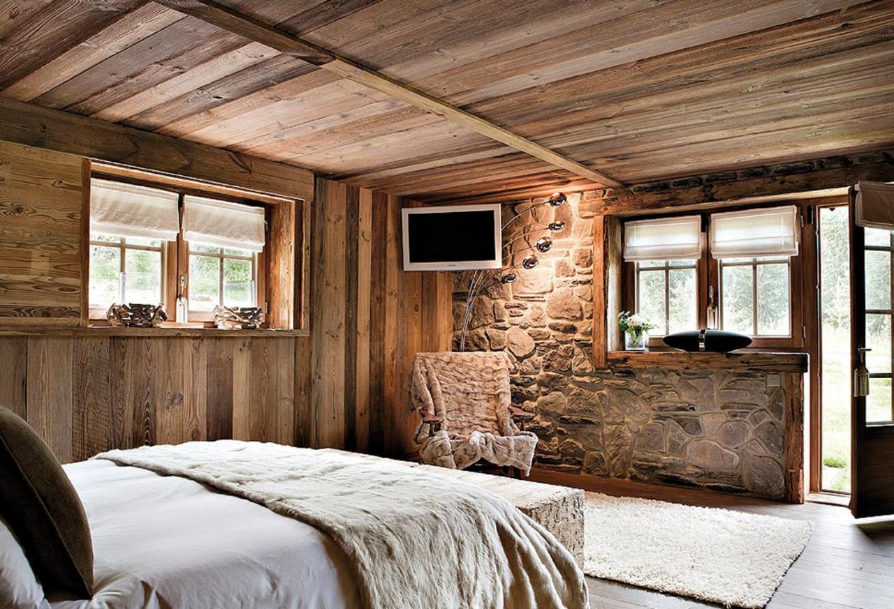 Chalet Javen - 520M2 Avec Piscine Chauffee Et Home Cinema Megeve Bagian luar foto