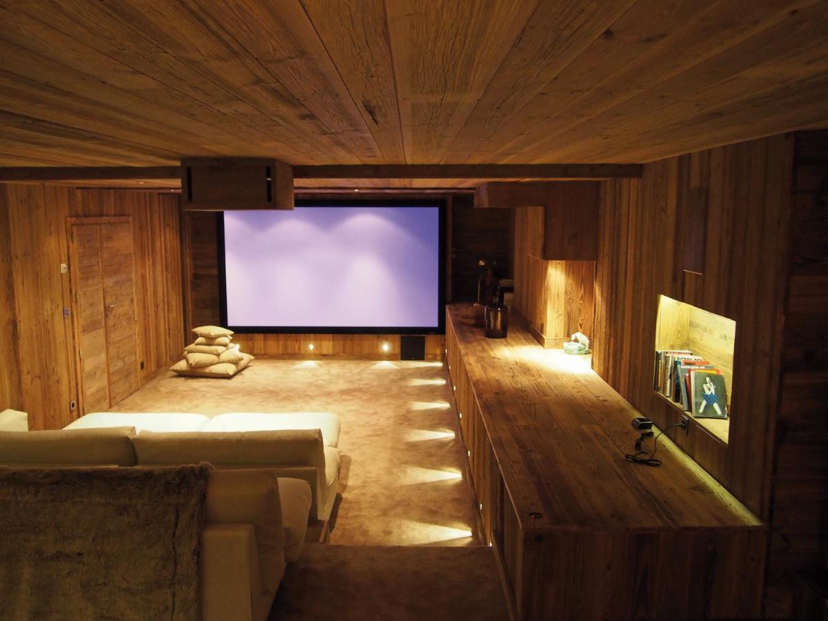 Chalet Javen - 520M2 Avec Piscine Chauffee Et Home Cinema Megeve Bagian luar foto