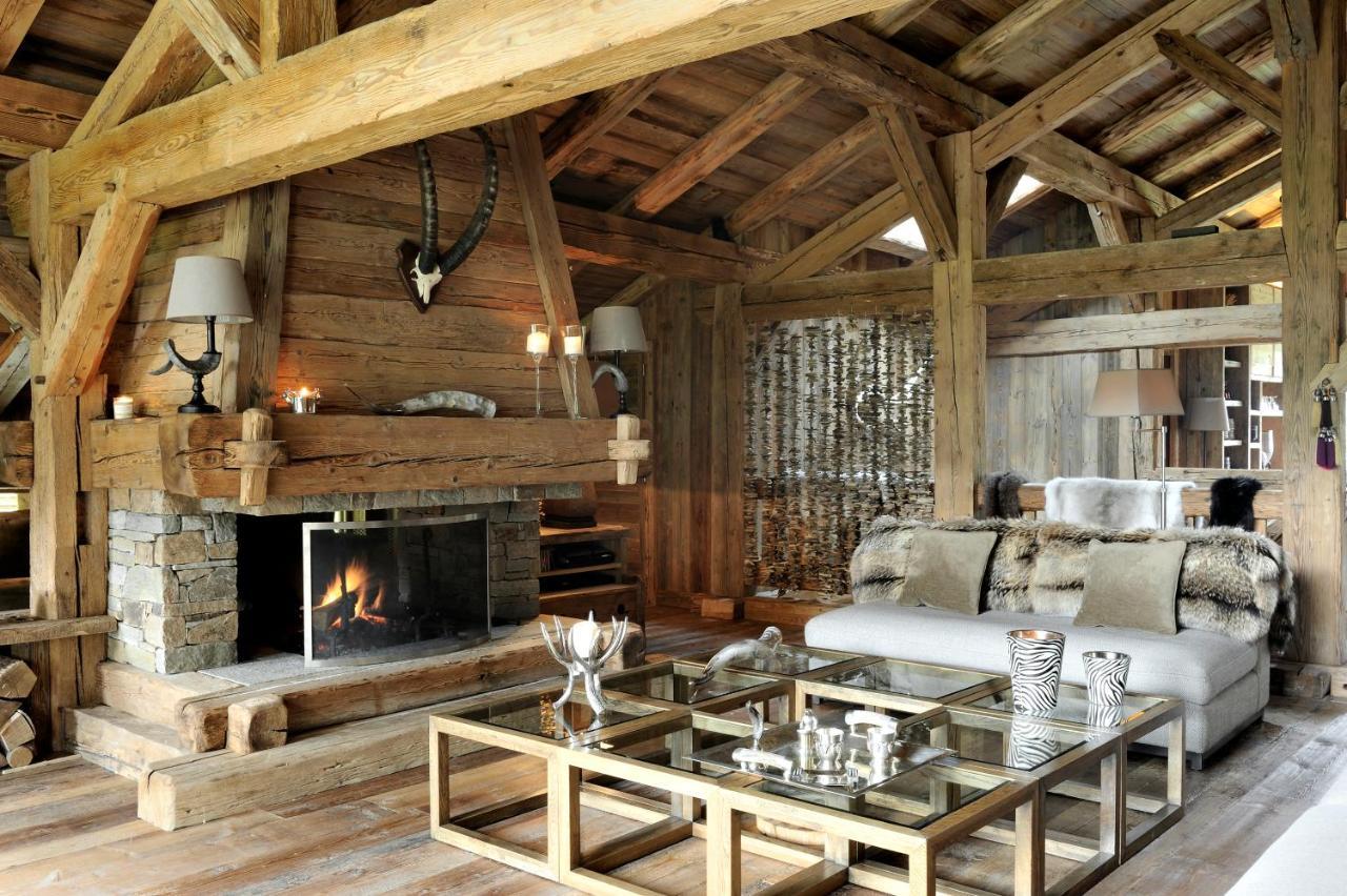 Chalet Javen - 520M2 Avec Piscine Chauffee Et Home Cinema Megeve Bagian luar foto